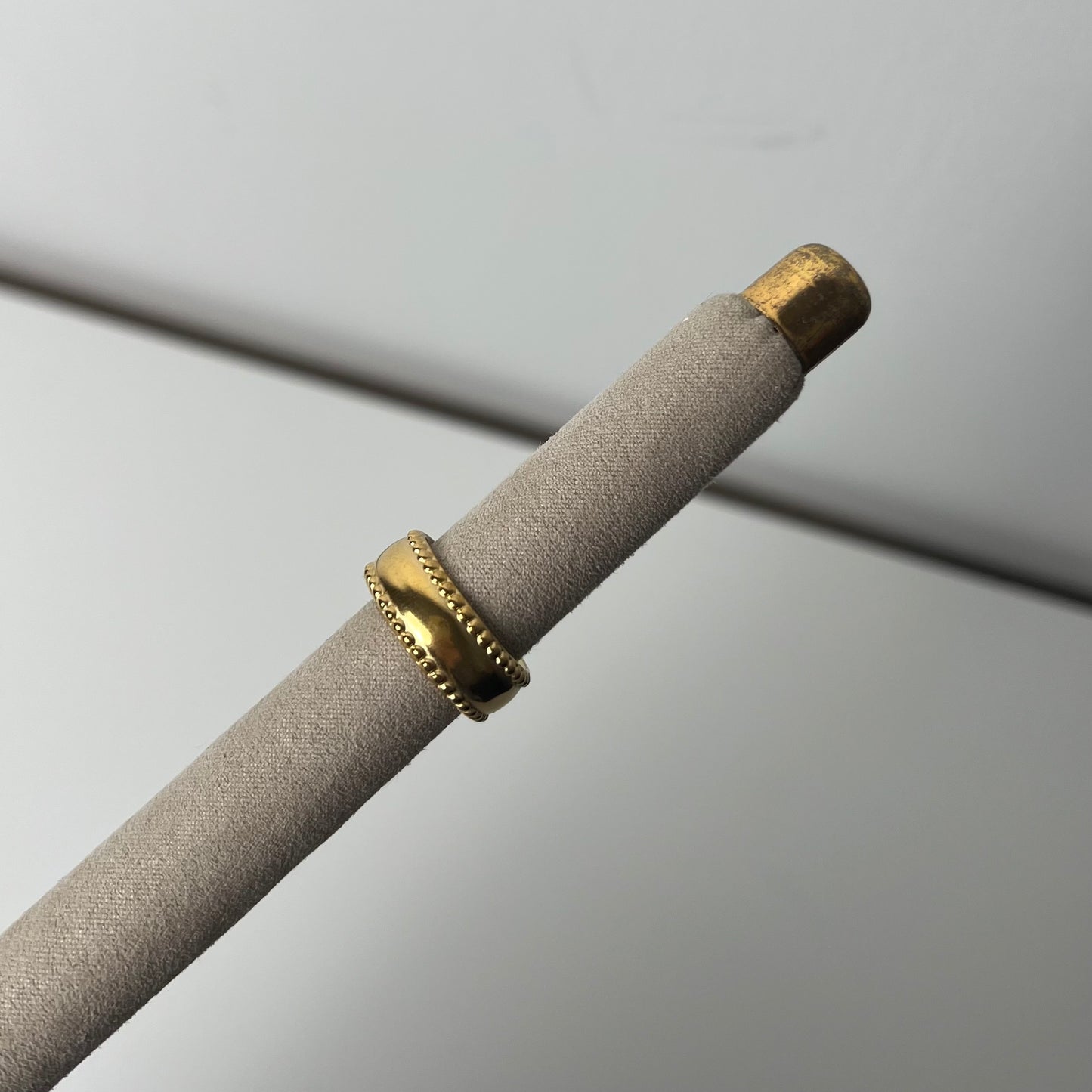 Golden bead Ring R009