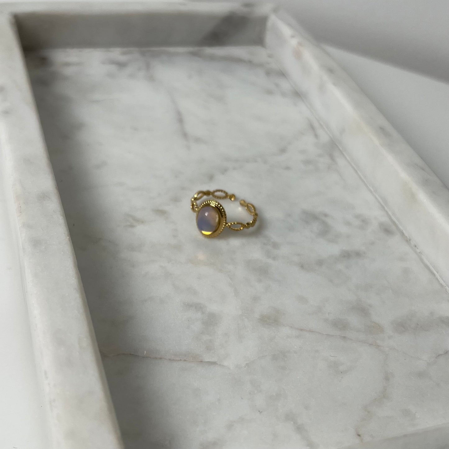 Liora Halo Pearl Ring R045