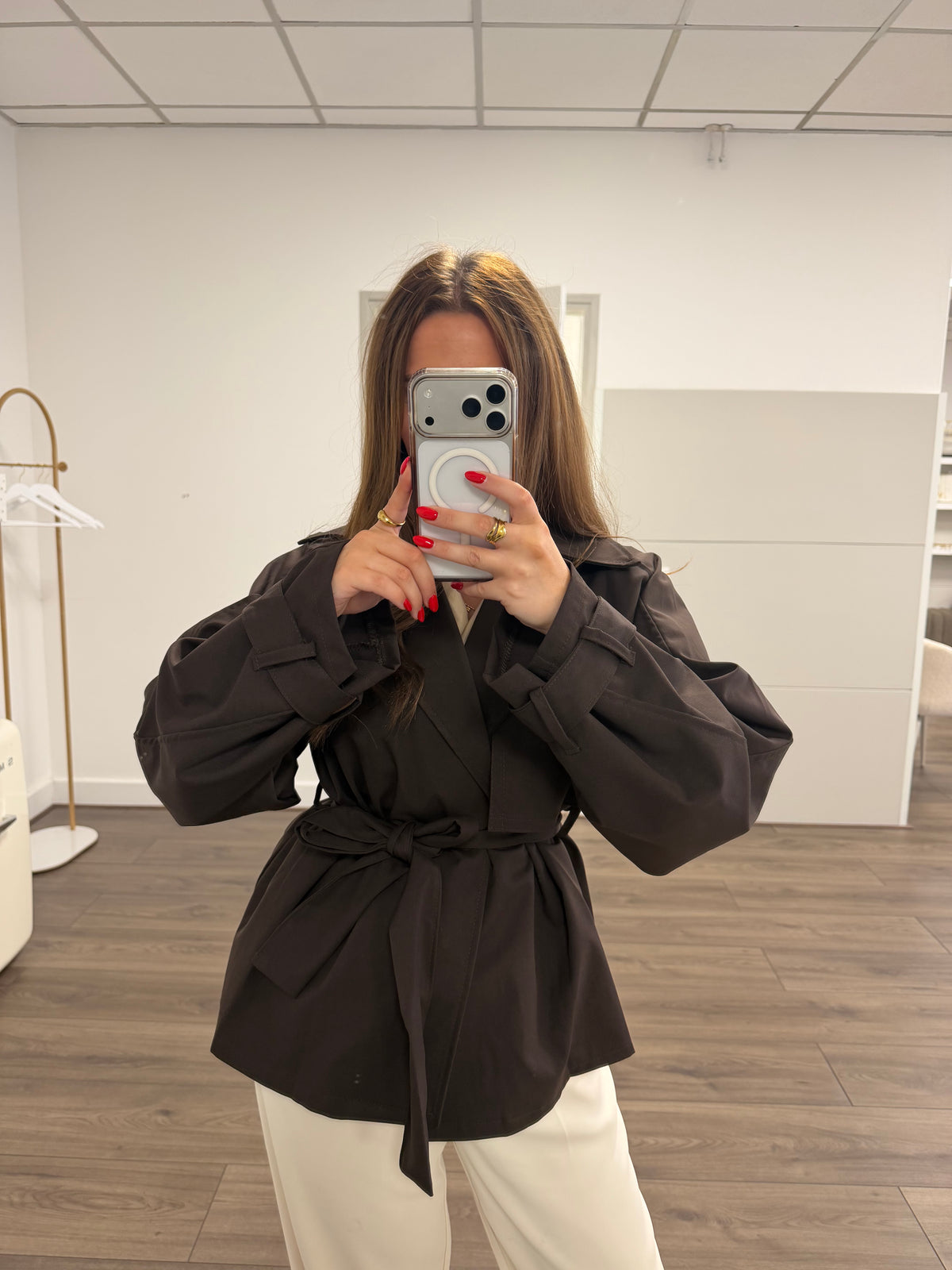 Chocolate Wrap Jacket