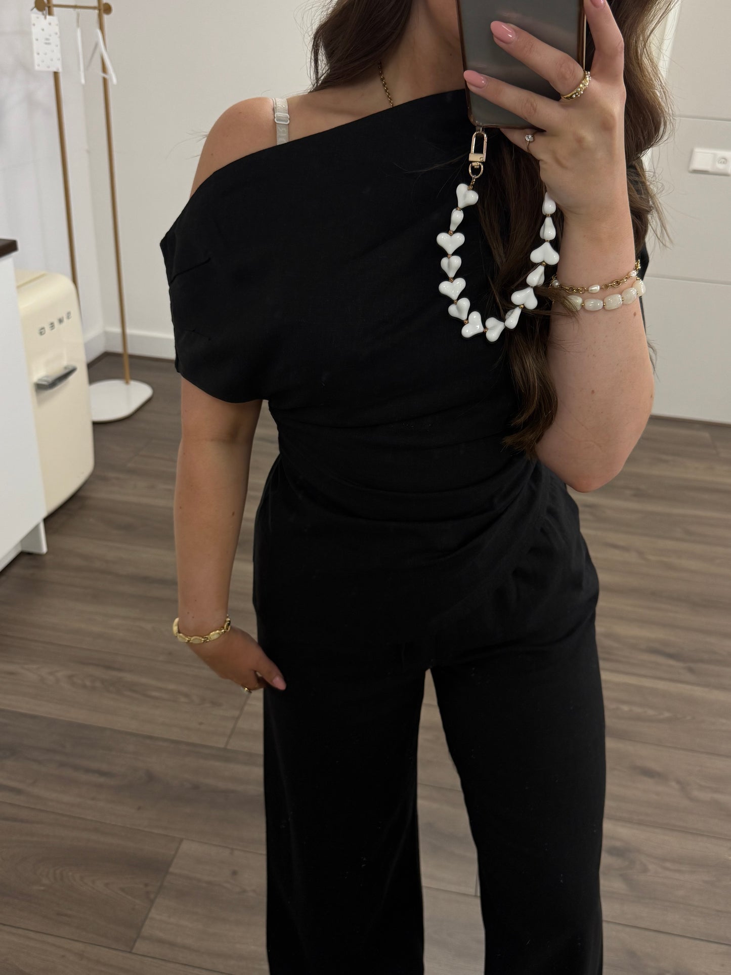 Linnen muse set black