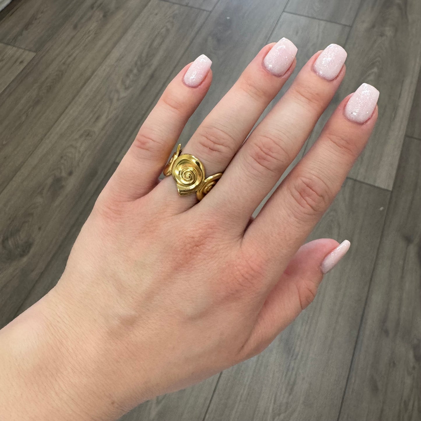 Ocean Whisper Shell Ring S070