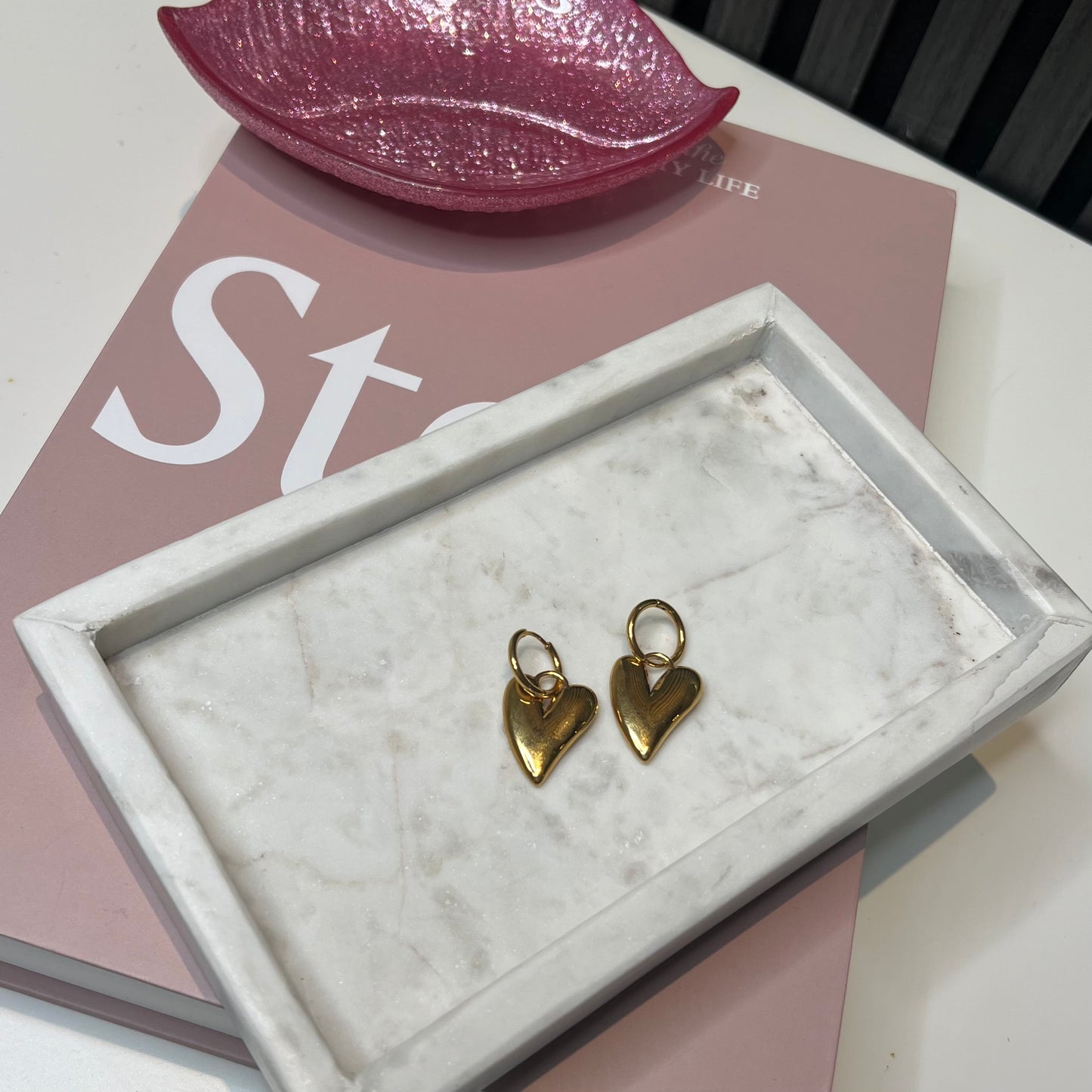 Big Heart Earring O016