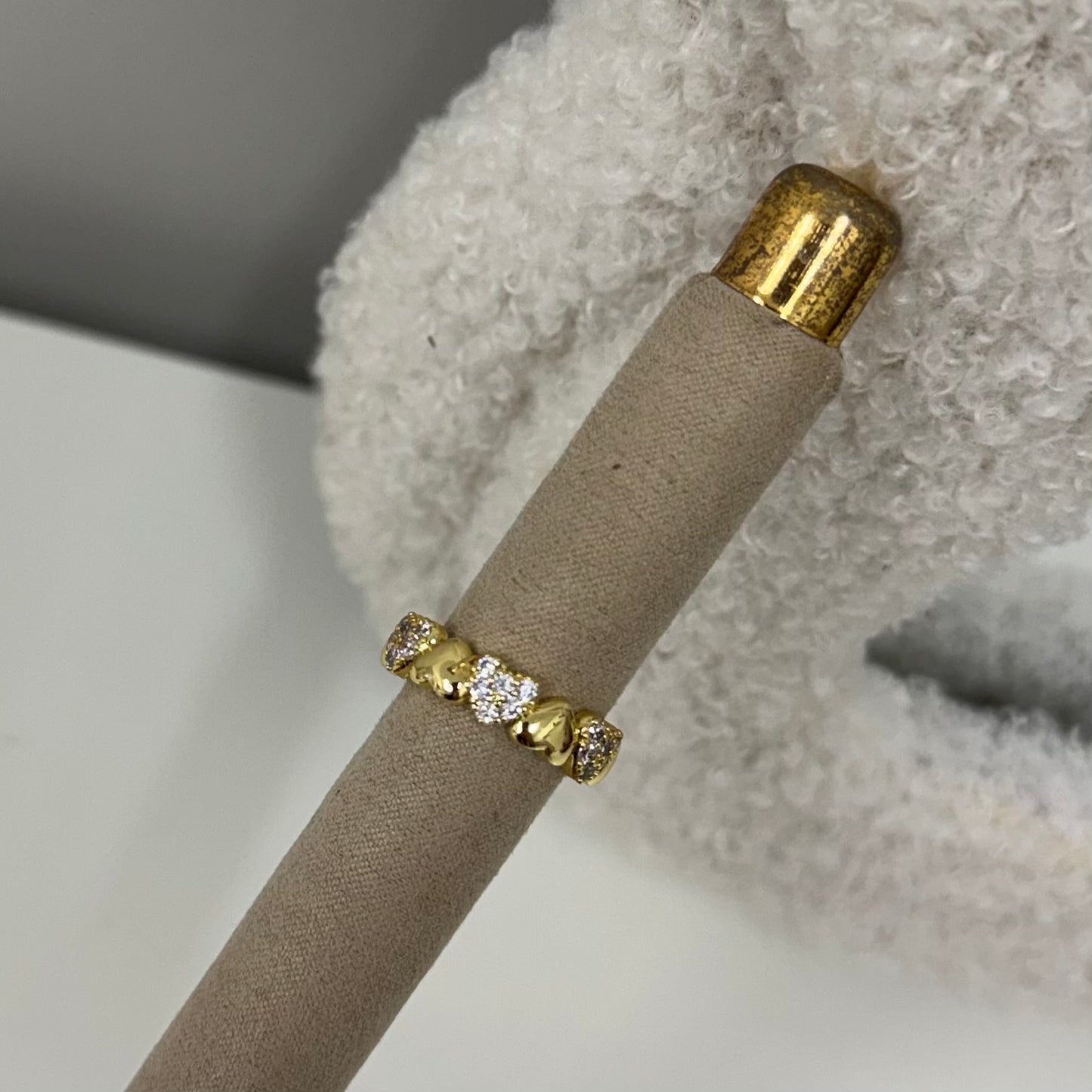 Sparkling heart Ring S007