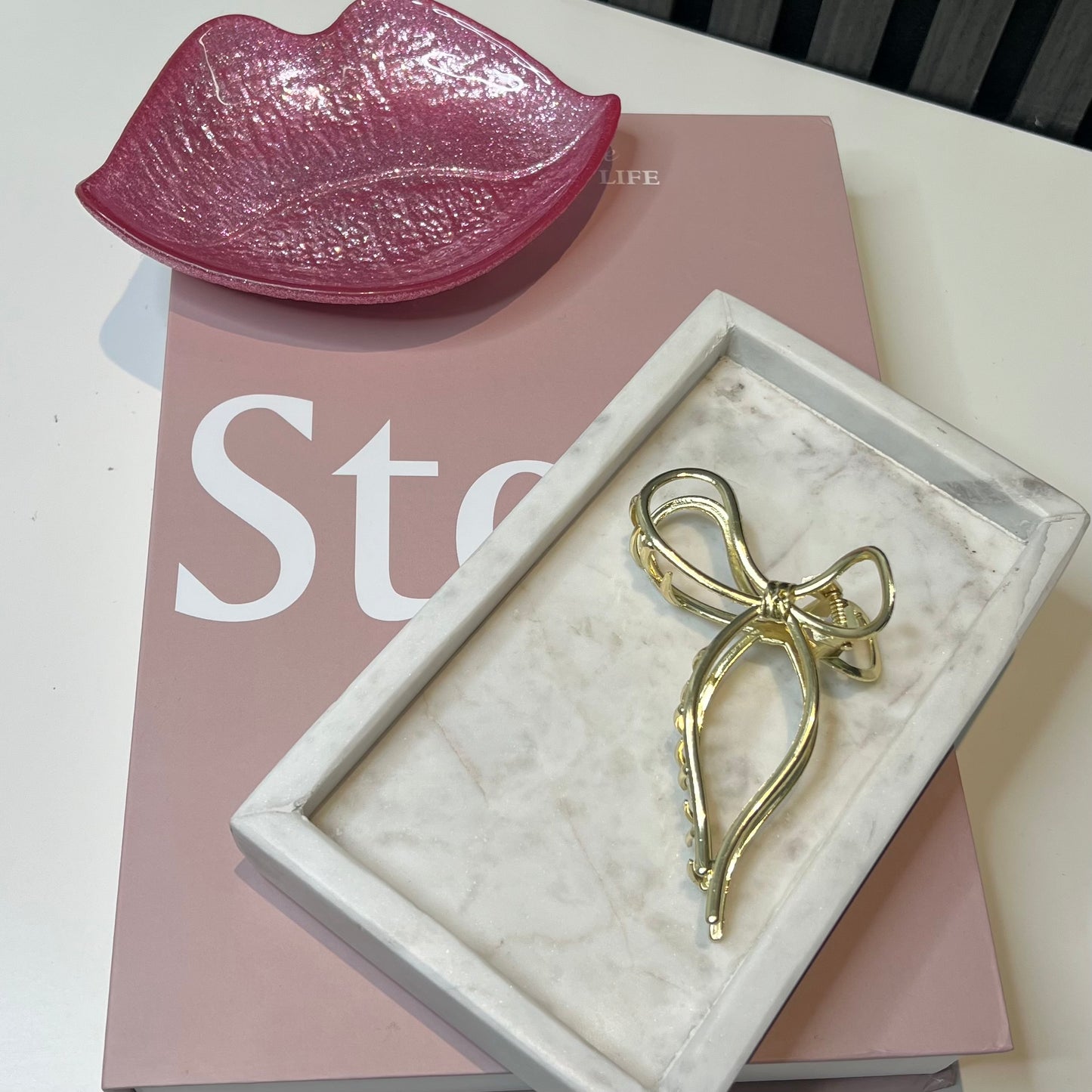 Strik klem goud H006