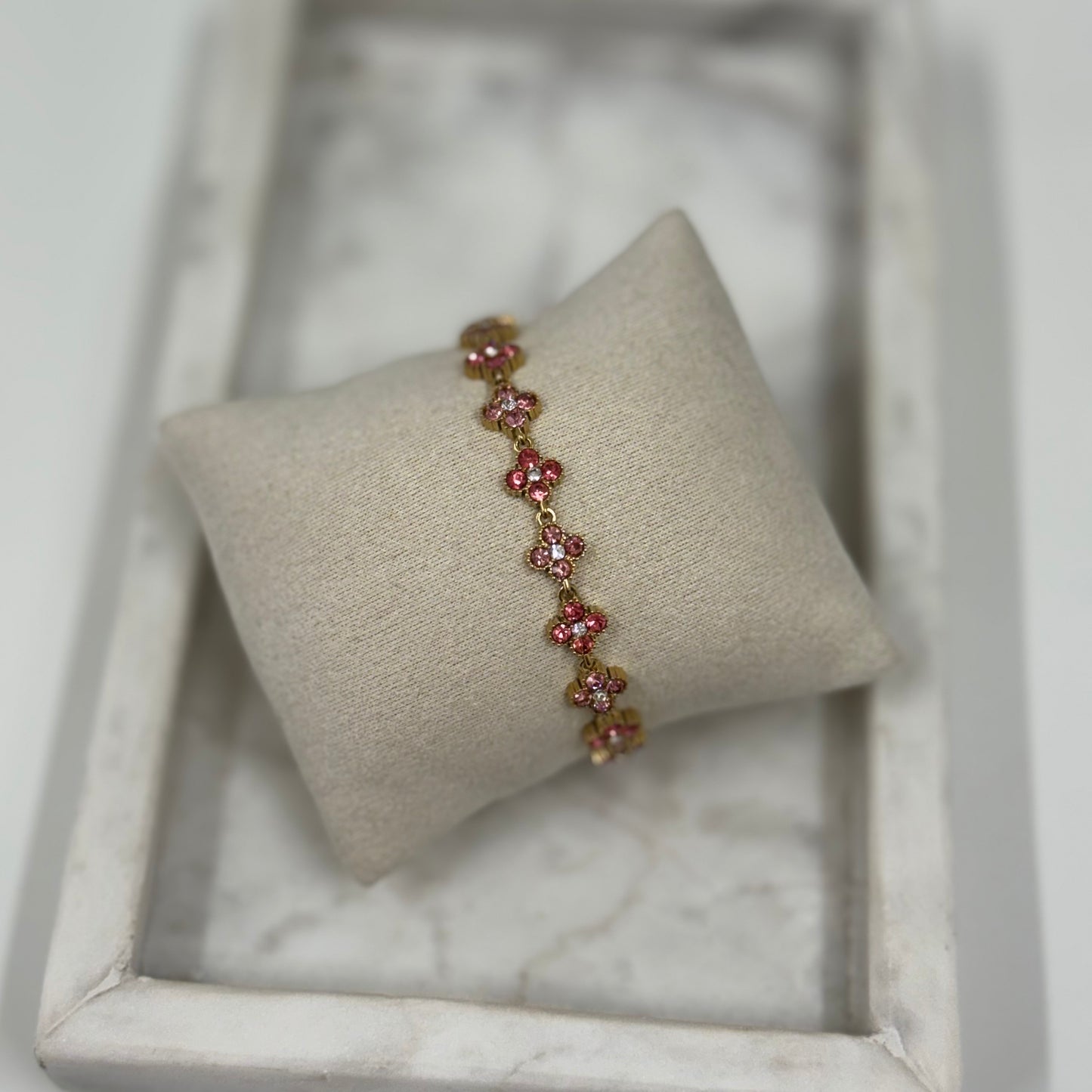 Lucky Spark Blush Armband S055