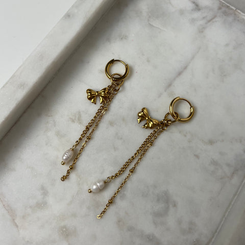 Romance bow Oorbellen o033