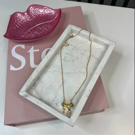 Bow Necklace K007