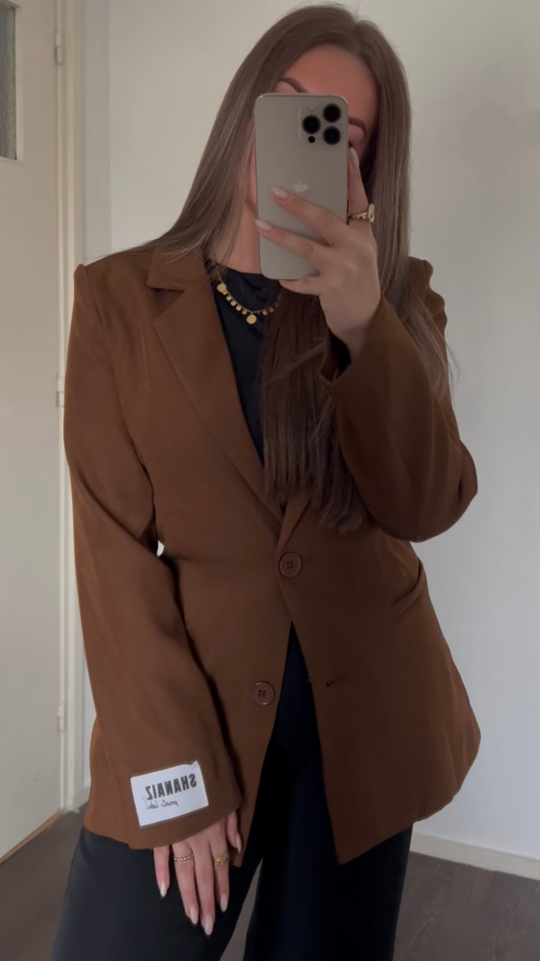 Tailored limited blazer Brown
