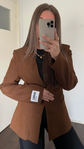 Tailored limited blazer Brown