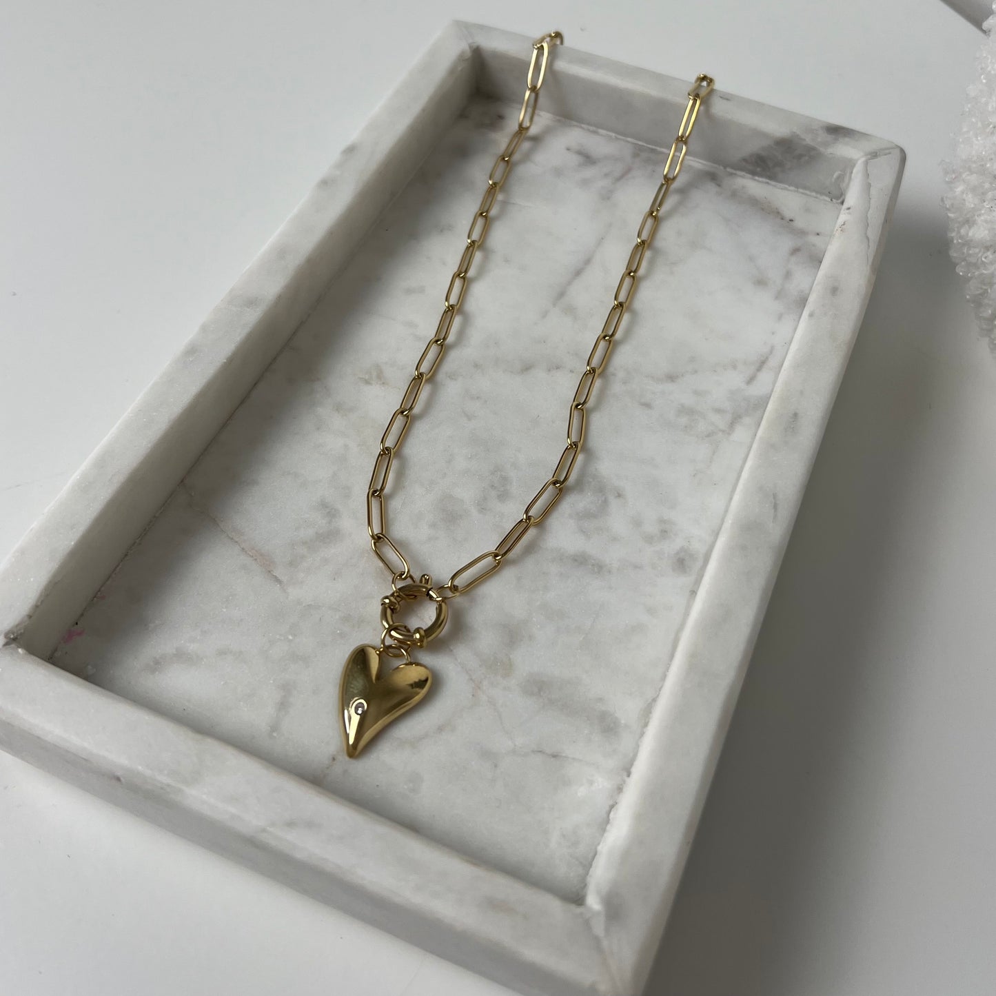 Diamond heart Ketting K004