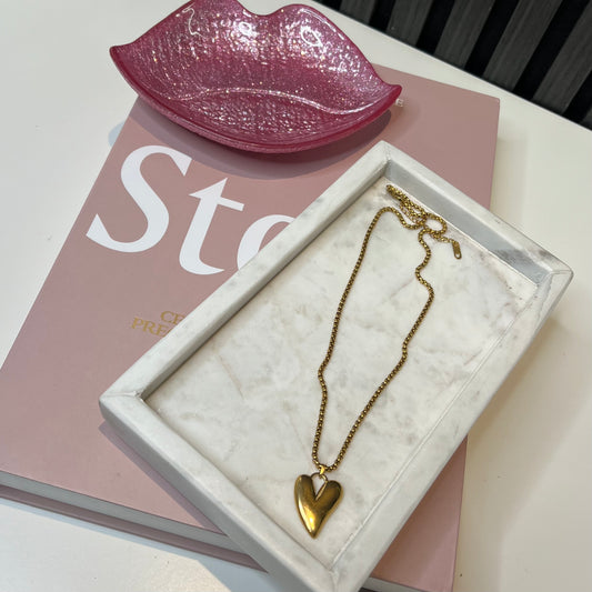 Big heart Necklace K008