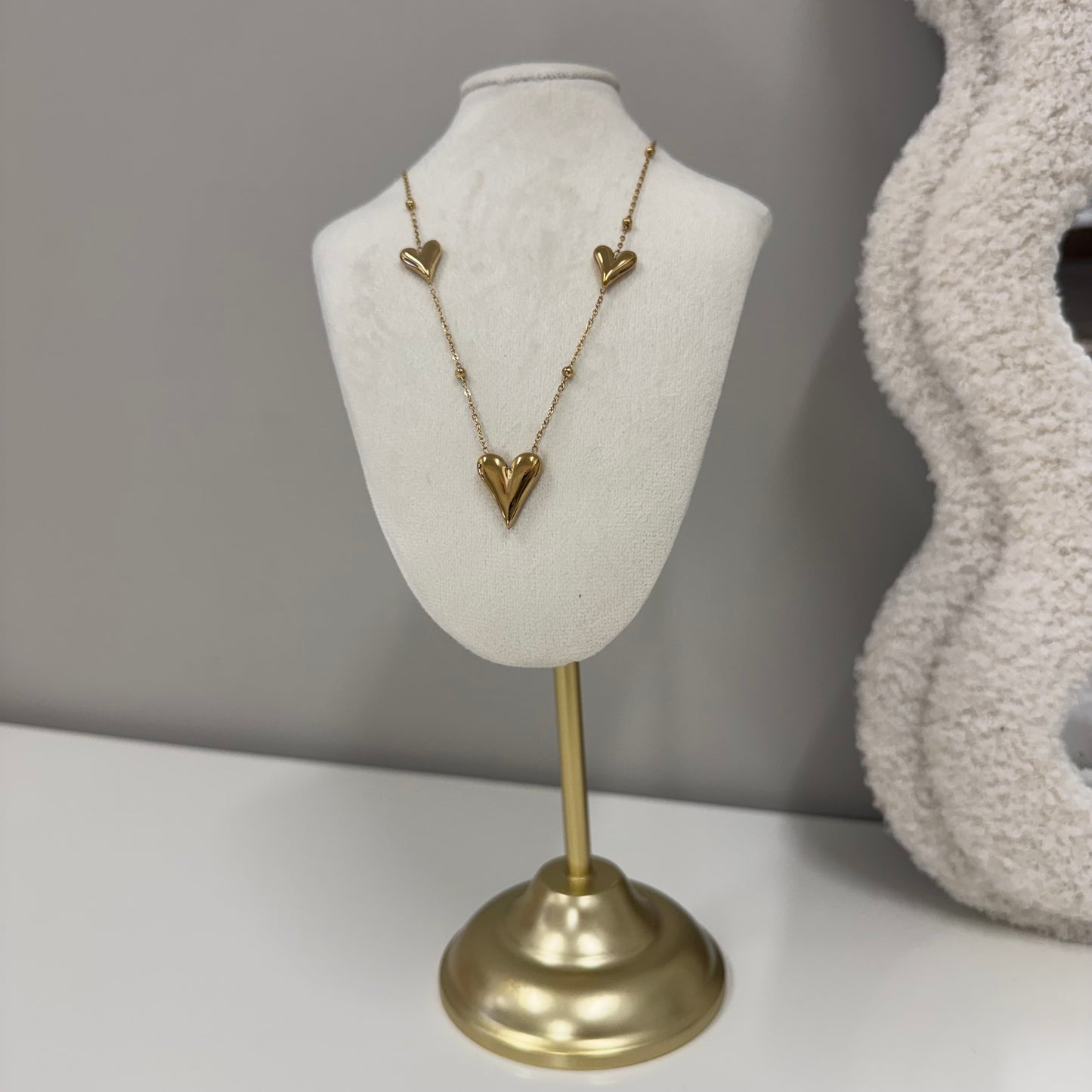 Triple heart Ketting K019