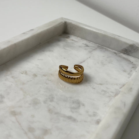 Double Elegance Ring R012