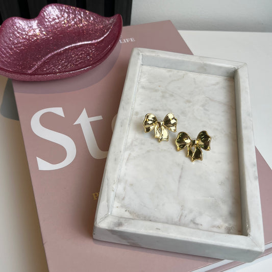 Luna bow Earring O026