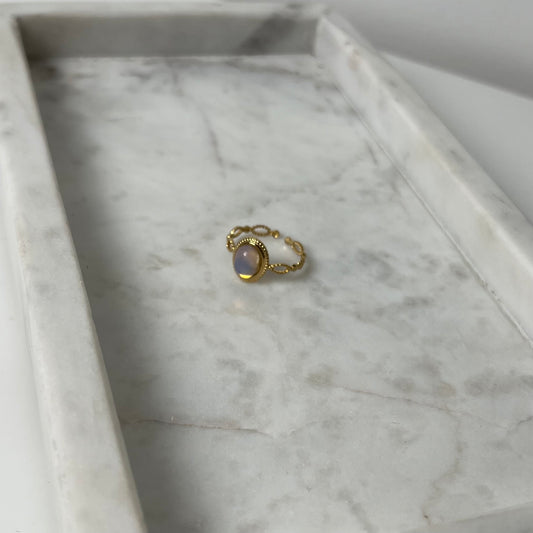 Liora Halo Pearl Ring R045