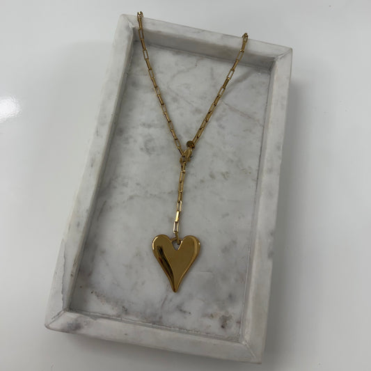 Big heart y ketting K007