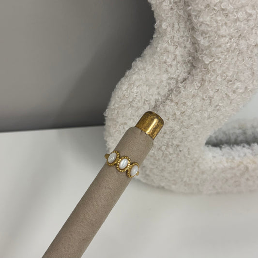 Triple pearl Ring S014