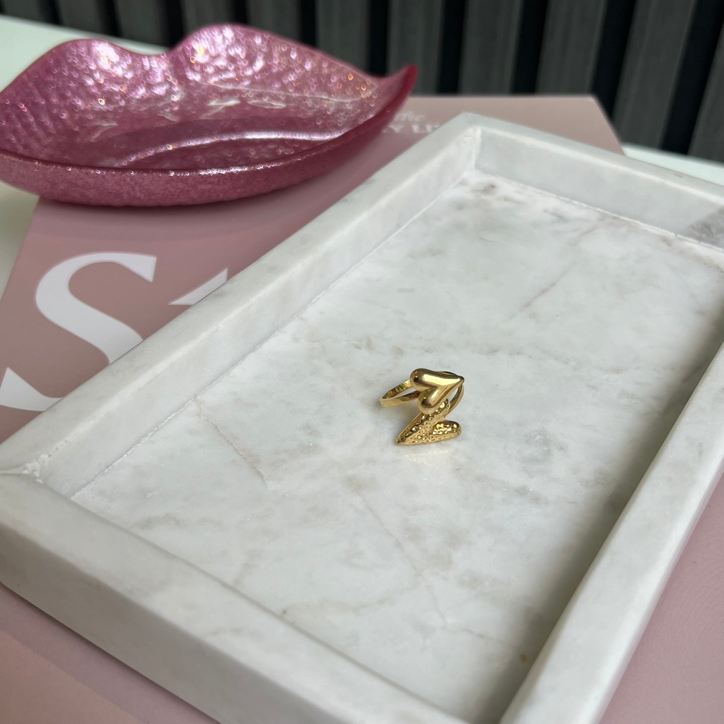 Twisted heart Ring R007