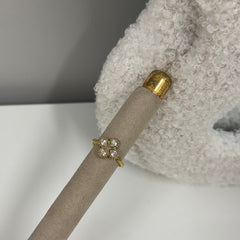 Diamond clover Ring S012