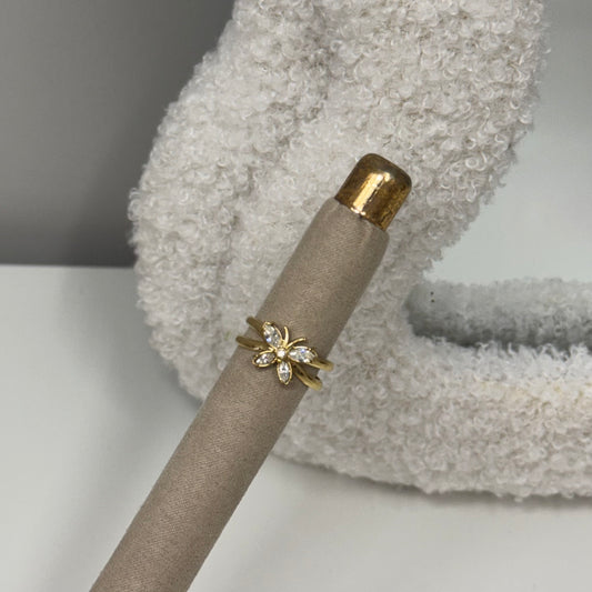 Diamond butterfly Ring S021