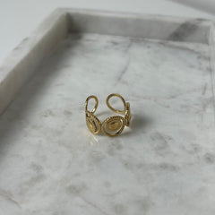 Golden circle Ring R031
