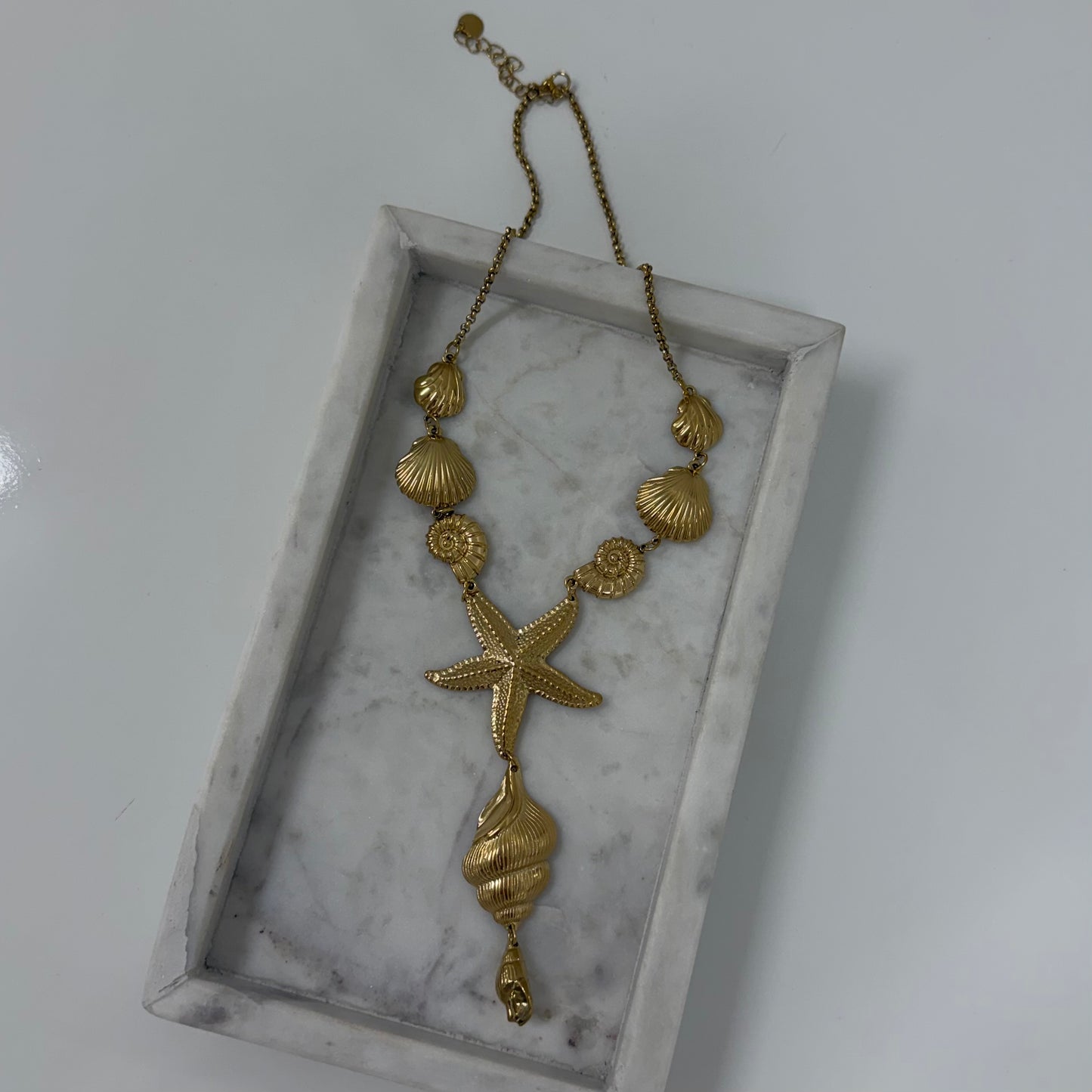 Golden Tide Statement Ketting S064