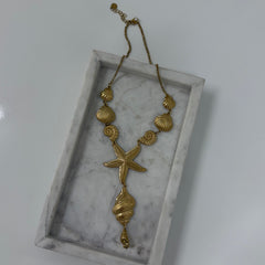 Golden Tide Statement Ketting S064