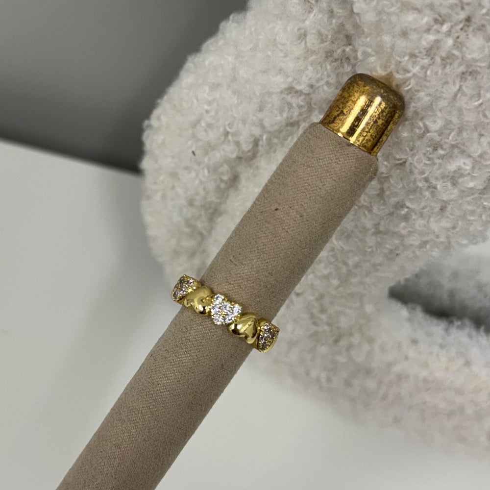 Sparkling heart Ring S007
