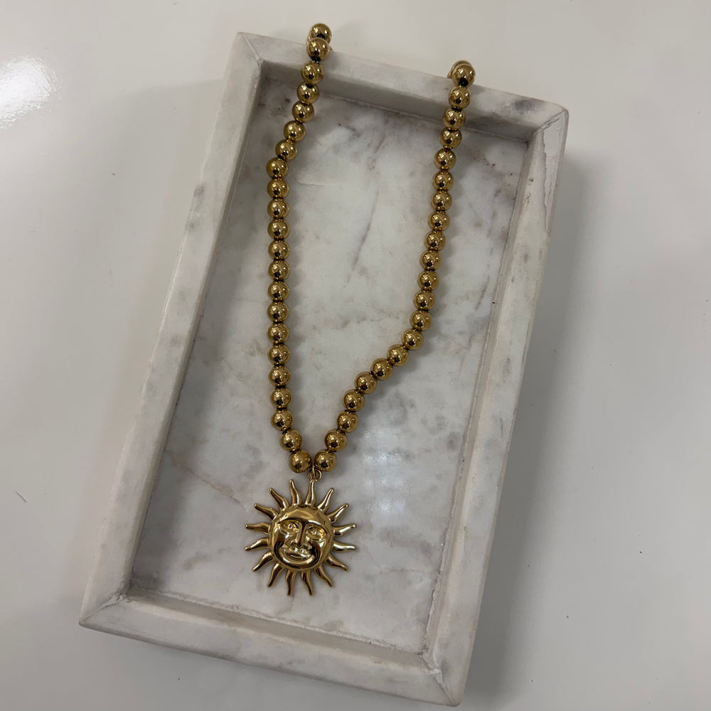 Big sunny bead ketting K015