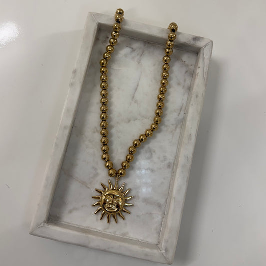 Big sunny bead ketting K015