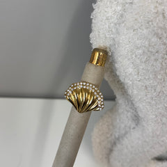 Diamond Shell ring S026