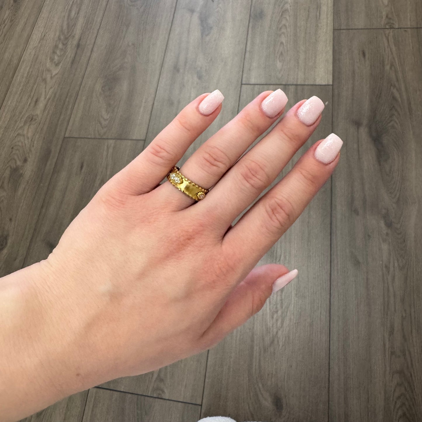 Golden Tide Wave Ring S067