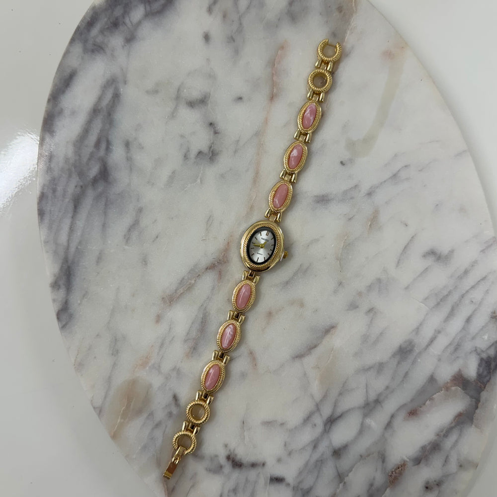 Pink pearl Watch