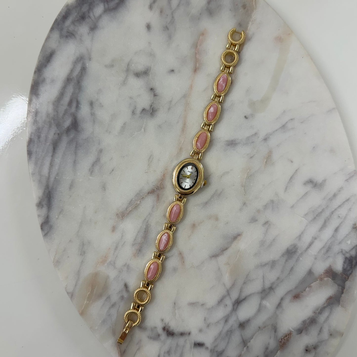 Pink pearl Watch