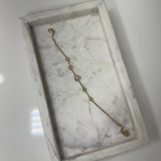 Diamond heart Armband A035