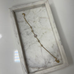 Diamond heart Armband A035