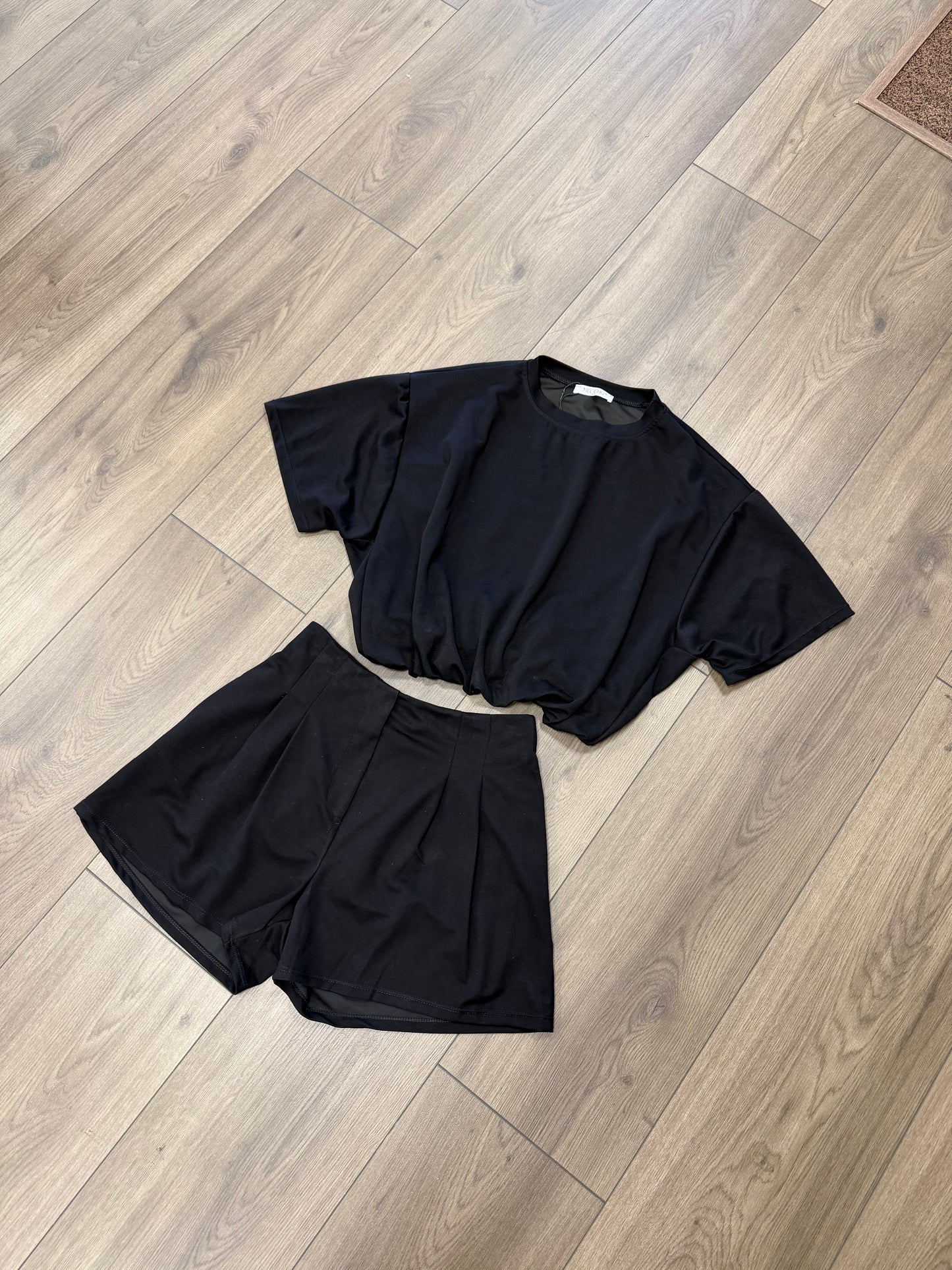 Comfy lounge set zwart