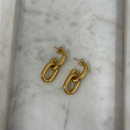 Golden Muse Oorbellen O026