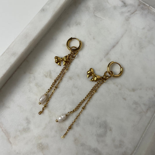 Romance bow Oorbellen o033