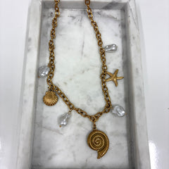 Big Shell ketting S032