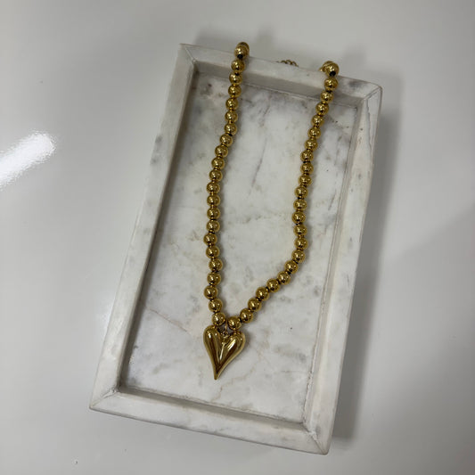 Bubble heart Ketting K045