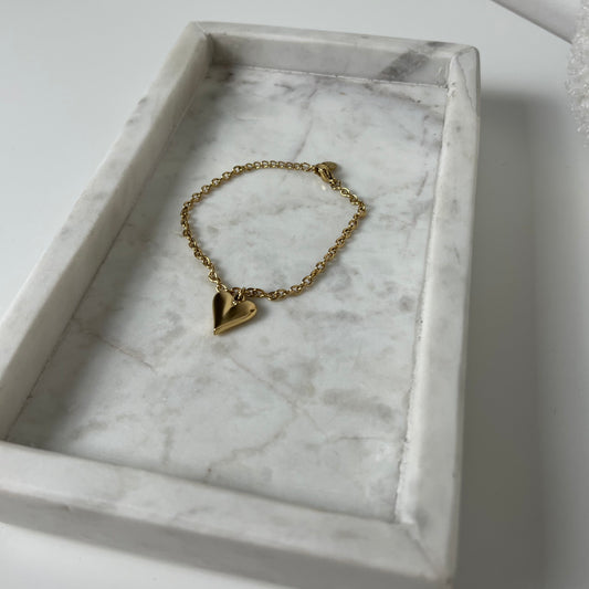 Golden Heart Delight Armband A010