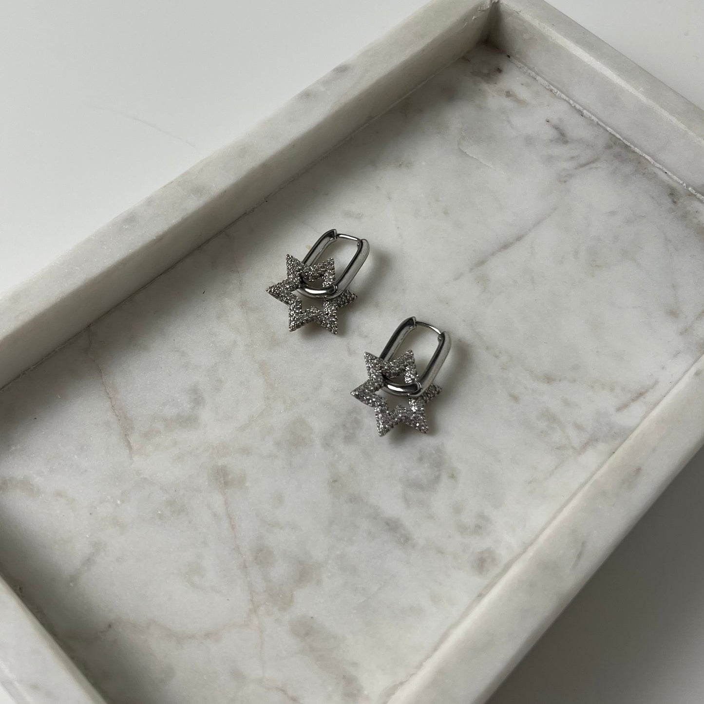 Luna Petite Star Oorbellen Zilver O037