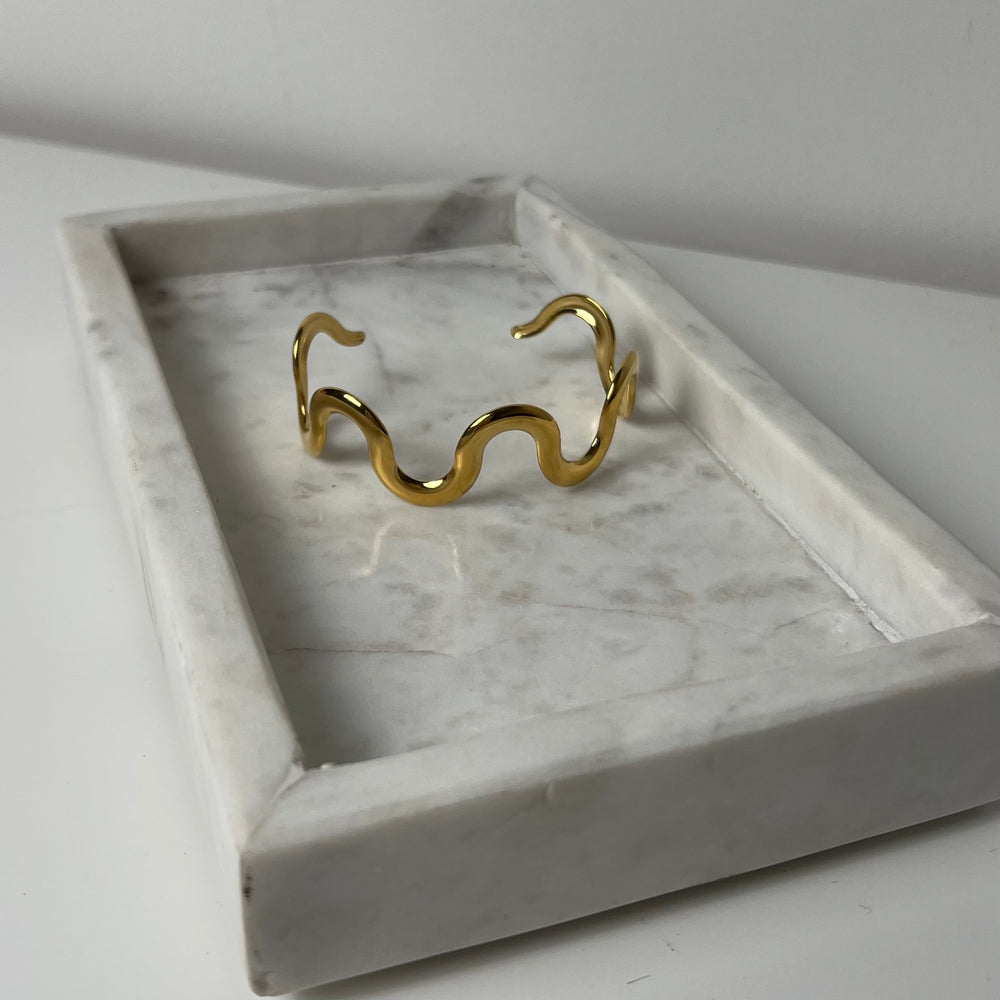 Aurea Wavy Bangle H005