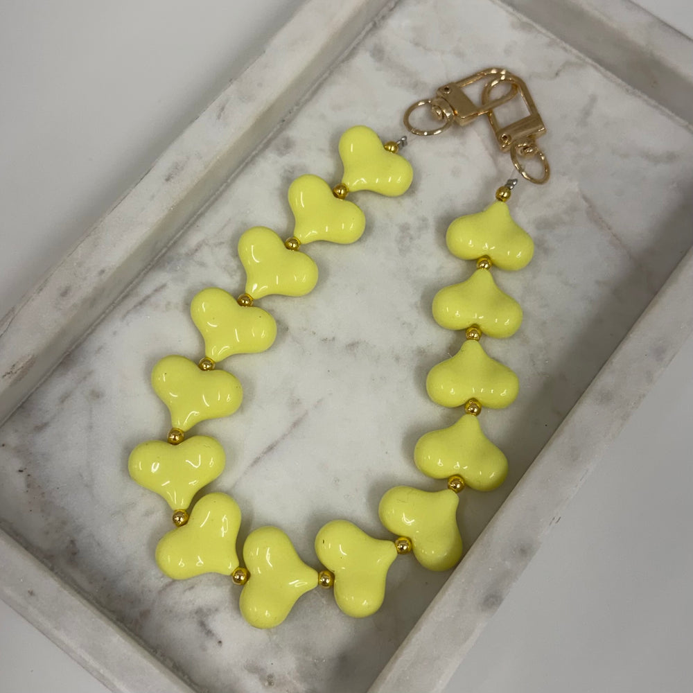 Yellow heart Phone Koord H033