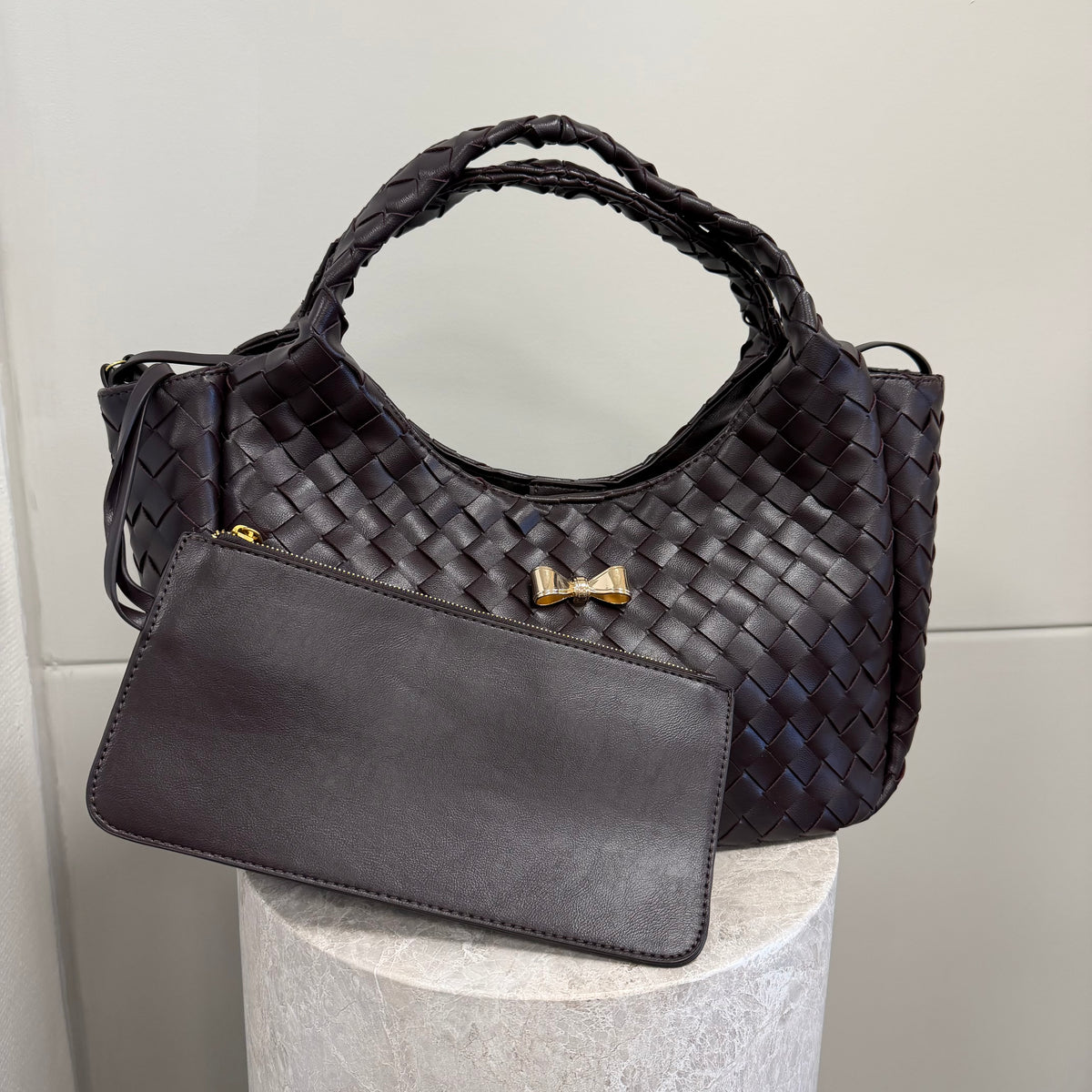 Private Label Burgundy shopper