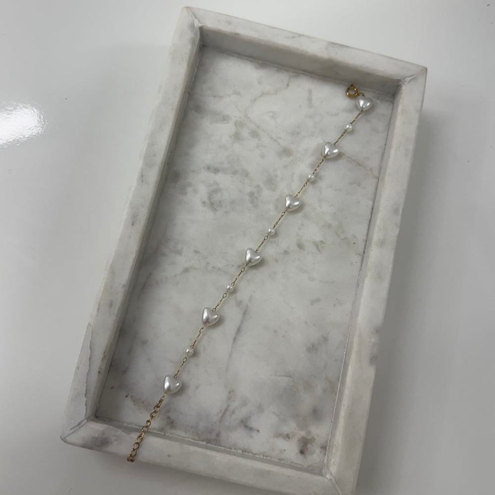 Sweetheart pearl Armband A033