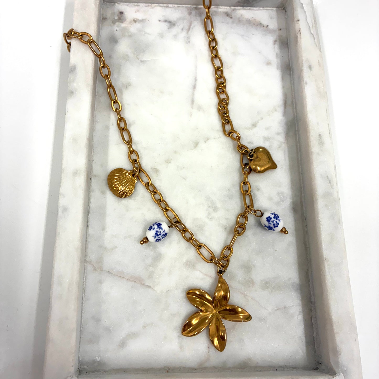 Blue summer ketting S019