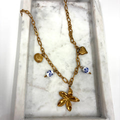 Blue summer ketting S019