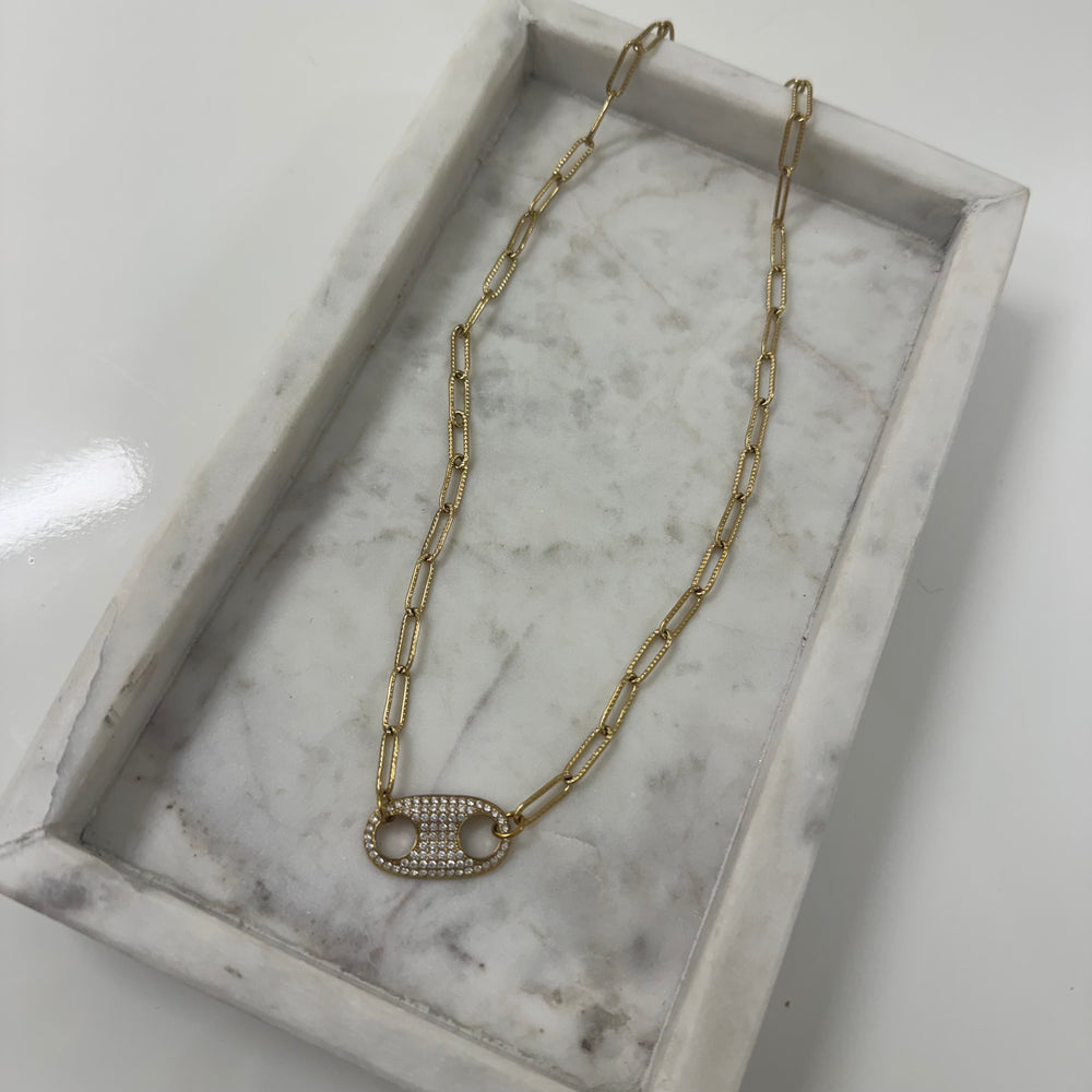 Starlight paperclip Ketting met K024
